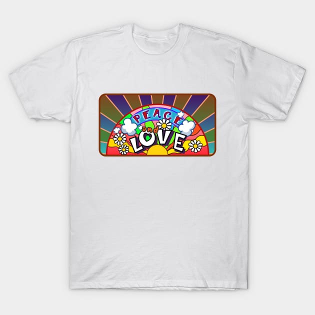 Peace love and understanding. T-Shirt by Lizarius4tees